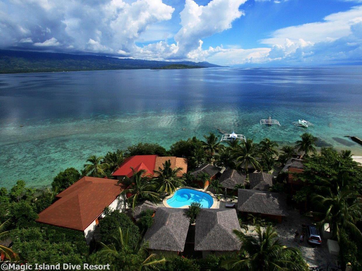 Magic Island Dive Resort Moalboal Exterior foto